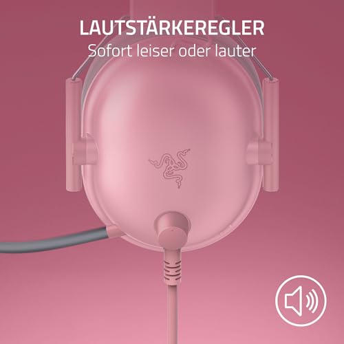 Razer BlackShark V2 X (PlayStation) - Kabelgebundenes E-Sports Headset für PlayStation 5 Konsole (250g, Nierenmikrofon, 50mm Treiber, passive Geräuschunterdrückung, 3,5mm Klinke) Quartz Bild 6