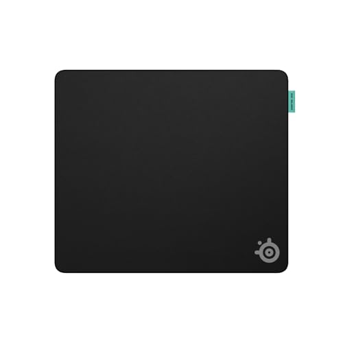 Steelseries QcK L Performance Balance Gaming-Mauspad – Extradichte für sanftes Gleiten – Flache, abgesteppte Säume – rutschfeste Neopren-Gummibasis – 490 x 420 mm – FPS, MOBA, RTS, MMO Bild 1