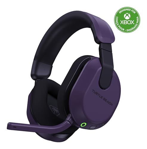 Turtle Beach Stealth 600 Xbox Kabelloses Gaming Headset w/ 80hr Akkulaufzeit, 50mm Lautsprecher & Bluetooth für Xbox Series X|S, Xbox One, PC, Lila Bild 2