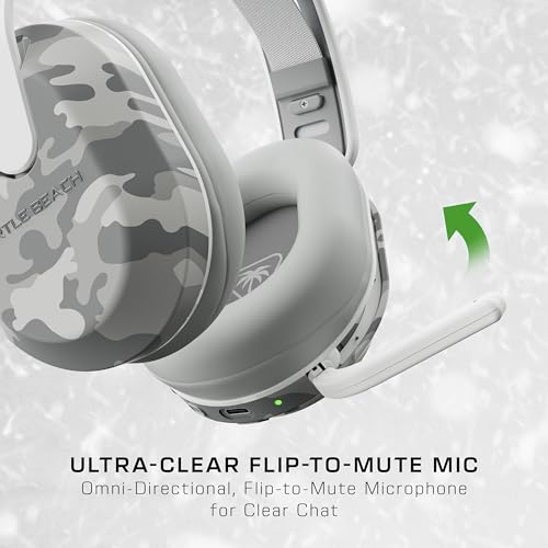 Turtle Beach Stealth 500 Arctic Camo Kabelloses Gaming Headset w/ 40hr Stunden & Bluetooth für Xbox Series X|S, Xbox One, PC Bild 3