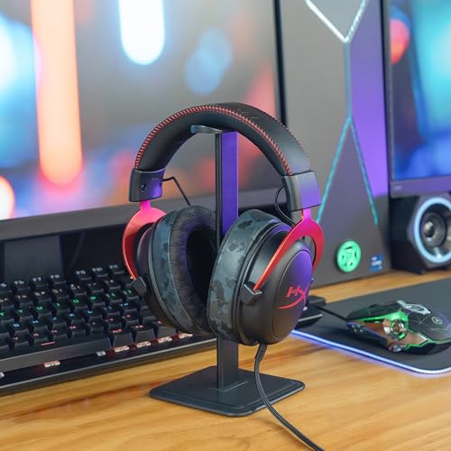 WC Freeze V2 Cloud Alpha – Abgewinkelte Ohrpolster mit kühlendem Gel für HyperX Cloud Alpha und mehr, von Wicked Cushions | Abgewinkelte Polster für extremen Komfort, extra dick | Black Camo Bild 3