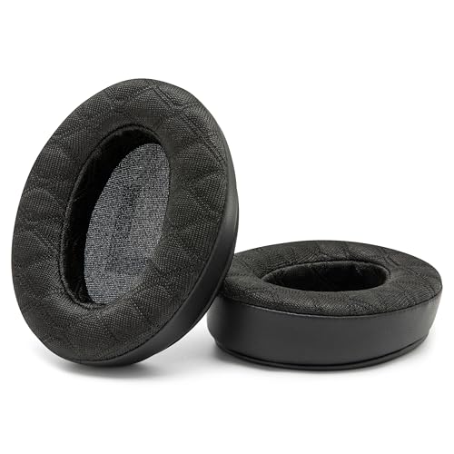 WC Freeze V2 Cloud Alpha – Abgewinkelte Ohrpolster mit kühlendem Gel für HyperX Cloud Alpha und mehr, von Wicked Cushions | Abgewinkelte Polster für extremen Komfort, extra dick | Black Bild 7