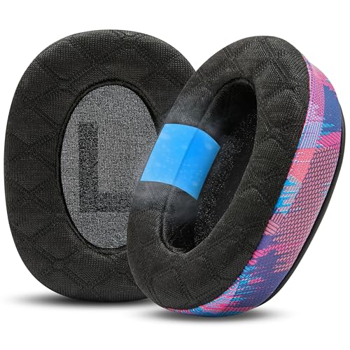 WC Freeze V2 G PRO X – Abgewinkelte Ohrpolster mit Kühlgel, kompatibel mit der Logitech G Pro X-Serie von Wicked Cushions | Neues Freeze V2-Kühlgewebe, extra dick | Speed Racer Bild 1