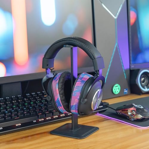 WC Freeze V2 G PRO X – Abgewinkelte Ohrpolster mit Kühlgel, kompatibel mit der Logitech G Pro X-Serie von Wicked Cushions | Neues Freeze V2-Kühlgewebe, extra dick | Speed Racer Bild 3
