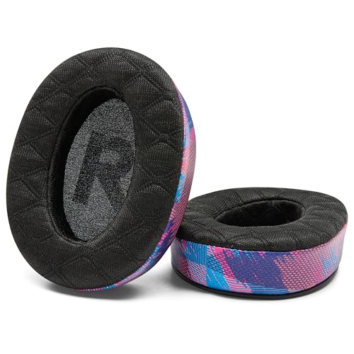 WC Freeze V2 G PRO X – Abgewinkelte Ohrpolster mit Kühlgel, kompatibel mit der Logitech G Pro X-Serie von Wicked Cushions | Neues Freeze V2-Kühlgewebe, extra dick | Speed Racer Bild 7