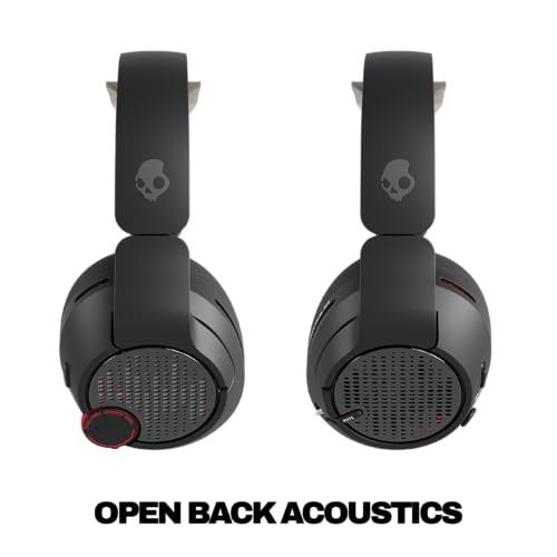 Skullcandy Crusher PLYR 720 Wireless Gaming Headset, Ultimate Immersion and Comfort, THX Spatial Audio and Multi-Sensory Bass, Removable Mic, PC, PlayStation, Nintendo, Multi-Platform - Digi-Black Bild 6
