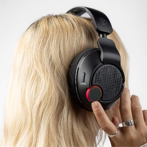 Skullcandy Crusher PLYR 720 Wireless Gaming Headset, Ultimate Immersion and Comfort, THX Spatial Audio and Multi-Sensory Bass, Removable Mic, PC, PlayStation, Nintendo, Multi-Platform - Digi-Black Bild 7