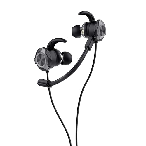 Trust GXT 406 Pine In Ear Kopfhörer mit Kabel Nintendo Switch PS5 PS4 Xbox Tablet PC, 3.5mm Gaming Ohrhörer mit Mikrofon, Inline Steuerung, Kabelgebundene Earbuds mit Hartschalenetui, Schwarz Bild 1