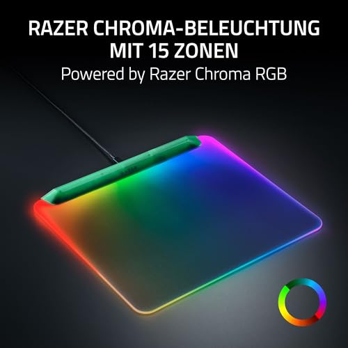 Razer Firefly V2 Pro Phantom Green Edition - Voll beleuchtete Gaming-Mausmatte mit Chroma RGB (USB 2.0-Hub, mikrotexturierte Oberfläche, rutschfeste Unterlage) Phantom Green Bild 5