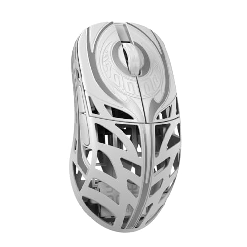 WLMOUSE Strider Magnesium Gaming-Maus, 45 g, superleichte Magnesium-Legierung, kabellose Gaming-Maus, 125–8000 Hz (einstellbar), kabellose Polling-Rate, PAW 3950 HS-Sensor, für PC/Laptop/Mac (Strider Bild 1