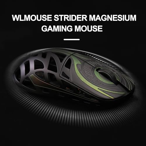 WLMOUSE Strider Magnesium Gaming-Maus, 45 g, superleichte Magnesium-Legierung, kabellose Gaming-Maus, 125–8000 Hz (einstellbar), kabellose Polling-Rate, PAW 3950 HS-Sensor, für PC/Laptop/Mac (Strider Bild 6