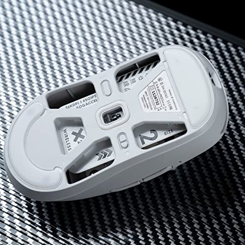 2 Sets Gaming Mausschläger Maus Gleiten Füße Mousepad Für Maus Weiß Bild 3