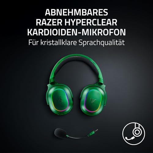 Razer Barracuda X Phantom Green Edition - Kabelloses Multi-Plattform Gaming Headset (285g, Triforce 40mm Driver, Dual Wireless HyperSpeed and Bluetooth) Phantom Green Bild 6