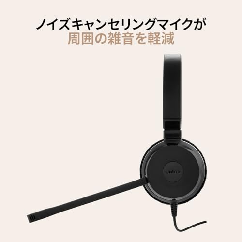 Jabra Evolve 20 SE Mono Headset - Microsoft Zertifizierte Kopfhörer für VoIP Softphone mit passiver Geräuschunterdrückung - USB-C/A - Schwarz Bild 5