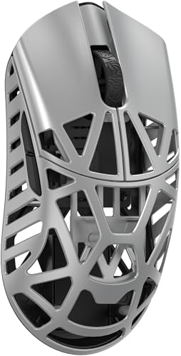 WLMOUSE Beast X Mini Pro Ultra-Light 34g Magnesium Gaming Maus, PAW3950 HS Sensor, 8K Polling Rate, 30.000 DPI, OM & TTC Switches, anpassbare Seitenteile (Silber (OM Switch-Side Slits)) Bild 1