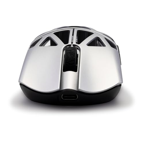 WLMOUSE Beast X Mini Pro Ultra-Light 34g Magnesium Gaming Maus, PAW3950 HS Sensor, 8K Polling Rate, 30.000 DPI, OM & TTC Switches, anpassbare Seitenteile (Silber (OM Switch-Side Slits)) Bild 3