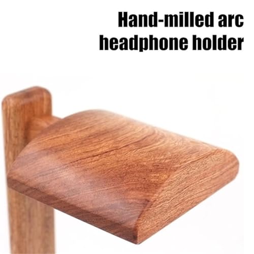Kopfhörer Ständer Schreibtisch Zubehör Palisander-Headset-Aufhänger, Desktop-Kopfhörer-Ausstellungsregal, Headset-Aufbewahrungszubehör Gaming Headsets Bild 3