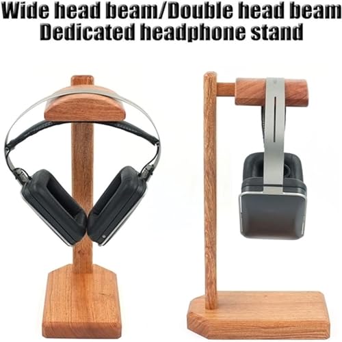 Kopfhörer Ständer Schreibtisch Zubehör Palisander-Headset-Aufhänger, Desktop-Kopfhörer-Ausstellungsregal, Headset-Aufbewahrungszubehör Gaming Headsets Bild 5