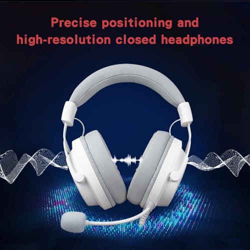 FOXXRAY HAU-37 USB-Gaming-Headset für PC, Computer-Kopfhörer mit Mikrofon, 7.1-Surround-Sound, 50 mm dynamische Treiber, RGB-Licht, kabelgebundene Kopfhörer für PS4, PS5, Laptop – Schwarz Bild 5