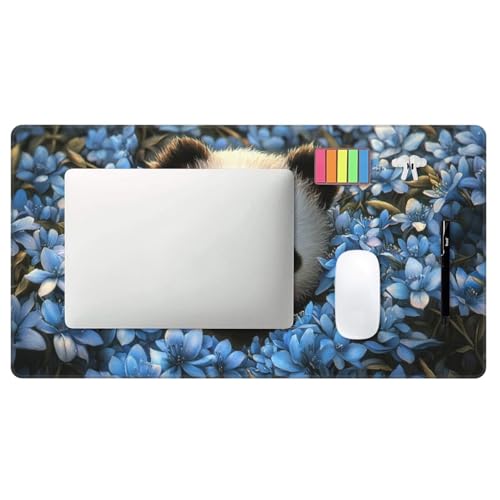 Gaming Mauspad, Mauspad XXL 1600 x 800 x 3 mm Mousepad Panda Animal Mauspad Gaming Zubehör mit Anti Rutsch Basis Mouse Pad Wasserdicht und Langlebig für Maus und Tastatur, Home Dekoration m-1182 Bild 6