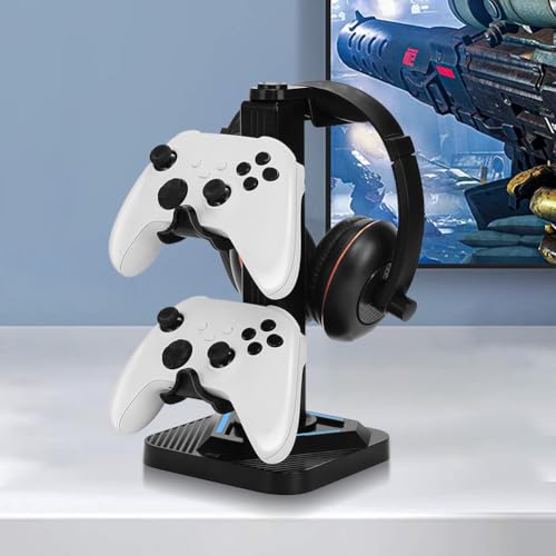 Lyeaa -Gaming -Kopfhörer stehen mit RGB -Beleuchtung und USB -Anschlüssen for universelle Controller Bild 2