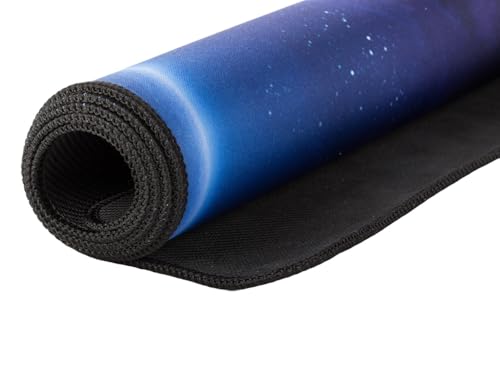 Gaming-Mauspad, 800 x 300 mm, rutschfest, wasserdicht, verstärkte Kanten, Gamingzubehör für Maus, Tastatur, Computer, Schreibtisch (Blau, XXL) Bild 7