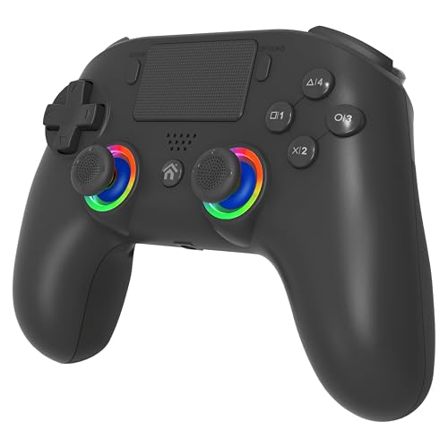SUBSONIC - Kabelloser Controller für PS5 mit Programmierbaren Paddles und LEDs, Vibrations- und Touch-Funktion - PS5 Controller Schwarz Bild 1