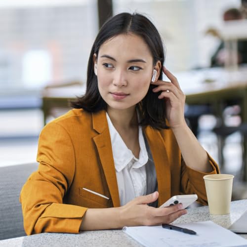 Hama Bluetooth Kopfhörer (kabellos, TWS-Kopfhörer, Active Noise Cancelling, Earbuds mit Ladestation, ENC, In-Ears, USB-C Schnellladen, Bluetooth-Headset, App-/Sprachsteuerung, Touch Control) weiß Bild 5