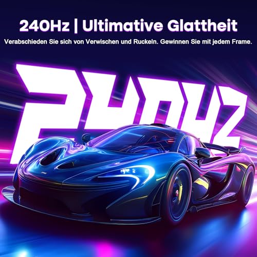 Amzfast 34 Zoll Curved Gaming Monitor, 3440x1440 UWQHD, 240Hz, 21:9 VA Panel, 1500R, 1ms MPRT, Adaptive Sync, HDR, DCI-P3 98%, sRGB 130%, Pip/PBP, HDMI2.1 & DP1.4, VESA 75x75mm, AMZG34C5Q Pro Bild 3