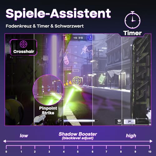 Amzfast 34 Zoll Curved Gaming Monitor, 3440x1440 UWQHD, 240Hz, 21:9 VA Panel, 1500R, 1ms MPRT, Adaptive Sync, HDR, DCI-P3 98%, sRGB 130%, Pip/PBP, HDMI2.1 & DP1.4, VESA 75x75mm, AMZG34C5Q Pro Bild 5