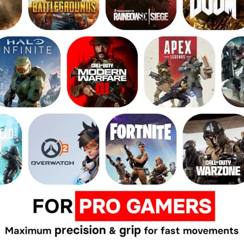Premium Maus Grip Tape – Rutschfeste Mouse Grips für Logitech G Pro X Superlight & G Pro Wireless – Anti-Rutsch Gaming Maus Sticker für maximalen Halt & Präzision – Schweißresistent & vorgeschn Bild 7