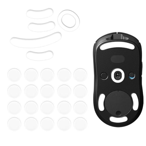 Mouse Feet Sticker, 1 Satz, Mausfüße passgenau, Ultra Schnell, Abgerundet, Niedrige Reibung, Hochwertig, Langlebig - Ersatz-Mausfüße, Gaming Maus Upgrade Zubehör, Weiß Bild 1