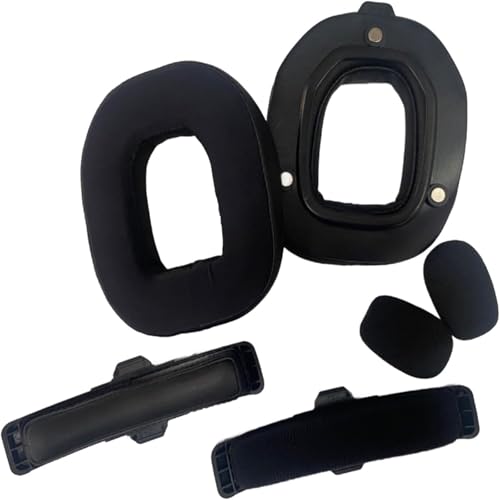 Ohrpolster Mod Kit für Logitech G Astro A50 Gen 4,A50 Gen 5,A50 X kabelloses Gaming-Headset,Kühlgel Ersatz-Ohrpolster,Stirnbänder,Mikrofonschaum für Astro A50 Gen 4/Gen 5/A50X(Kühlgel) Bild 3