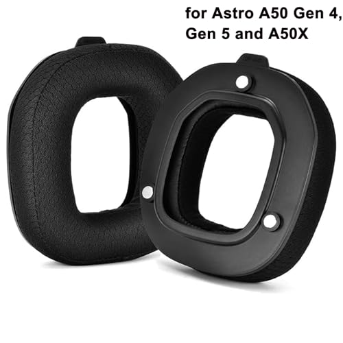 Ohrpolster Earpads Mod Kit für Logitech G Astro A50 Gen 4,A50 Gen 5,A50 X kabelloses Gaming-Headset,Ersatz-Ohrpolster,Stirnbänder,Mikrofonschaum für Astro A50 Gen 4/Gen 5/A50X(Stoff) Bild 2