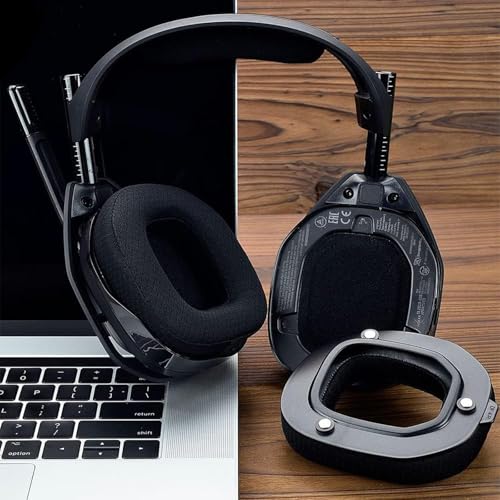 Ohrpolster Earpads Mod Kit für Logitech G Astro A50 Gen 4,A50 Gen 5,A50 X kabelloses Gaming-Headset,Ersatz-Ohrpolster,Stirnbänder,Mikrofonschaum für Astro A50 Gen 4/Gen 5/A50X(Stoff) Bild 7