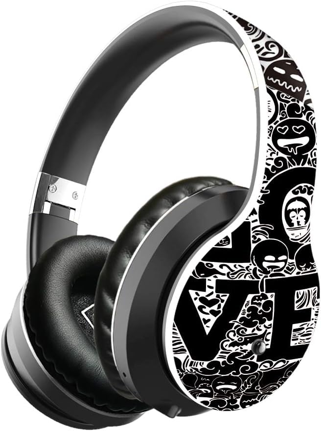 Gaming Headset Wireless Over Ear Kopfhörer mit Mikrofon Noise Cancelling, Leichte Faltbare & Tragbare Stereo Bass Bluetooth Ohrhörer, Kabelgebundene Kopfhörer Bild 1