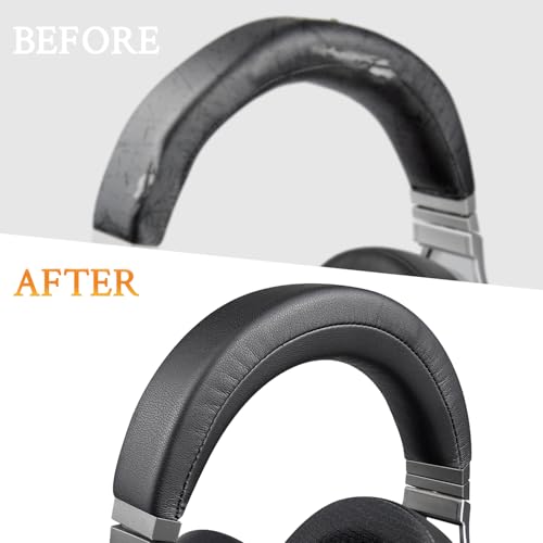 SOULWIT Protein Leder Kopfband Headband für Corsair Virtuoso RGB Wireless XT SE Gaming-Headset, Ersatz Stirnband Polster Reparaturteil Bild 5