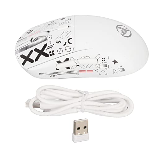 Wireless Gaming Maus, RGB Light Maus mit USB -Nano -Empfänger, Silent Click Gaming Maus für Notebook, PC, Computer Bild 7