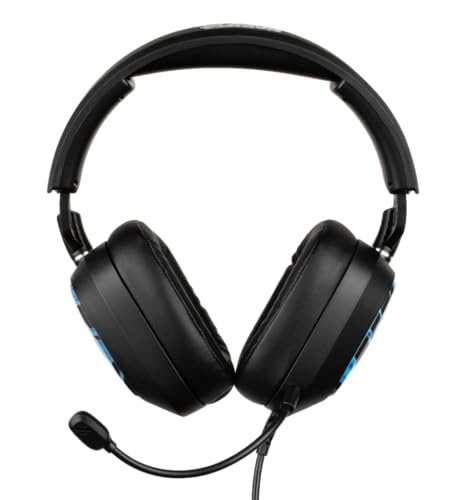 Konix Naruto Shippuden Gaming-Headset mit Kabel 7.1 für PC - 50 mm Lautsprecher - Mikrofon - 2 m USB-Kabel - LED-Hintergrundbeleuchtung - Motiv Naruto Rasengan - Schwarz Bild 3