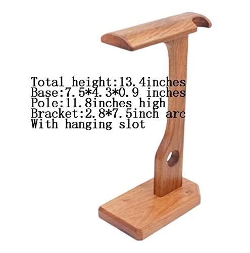 Kopfhörer Ständer Schreibtisch Zubehör Kopfhörerständer Aus Massivem Holz, Multifunktions-Kopfhörerhalter Mit Wickelaufbewahrung Gaming Headsets(A) Bild 2