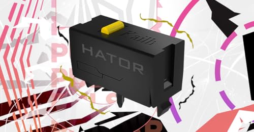 HATOR Pulsar 3 Gaming Maus – 12.000 DPI, PixArt Sensor, 62g, RGB, USB, PTFE-Gleiter, Paracord-Kabel, Optical Switches 100M, Windows 10/11, Schwarz Bild 4