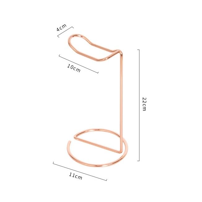 Kopfhörer Ständer Schreibtisch Zubehör Headset-Halter, Metall-Kopfhörerständer, Desktop-Headset-Rack, Gaming-Headset-Ständer, Aufbewahrungsregal Gaming Headsets(Gold) Bild 3