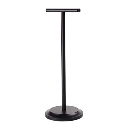 Kopfhörer Ständer Schreibtisch Zubehör Aluminiumlegierung Kopfhörerständer Universal Gaming Headset Halter Kopfhörerhalter Tisch Schreibtisch Display Rack Headset Ständer Gaming Headsets(Black) Bild 1