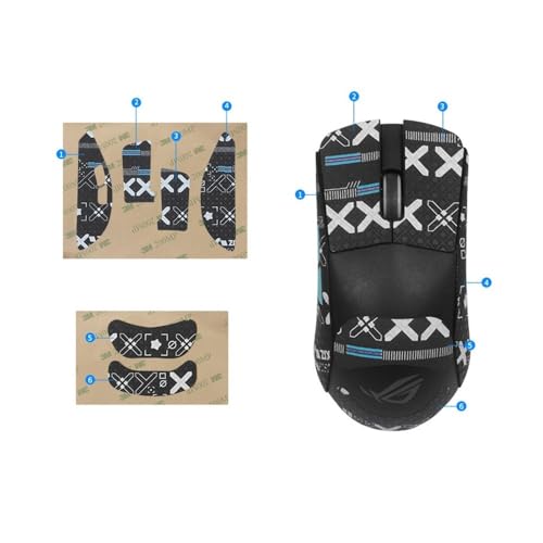 Anti-Rutsch-Griffband Für Die Maus, Schweißresistenter Aufkleber Für Die ROG Harpe Ace/Harpe Ace Mini Gaming Maus(2,Harpe Ace) Bild 4