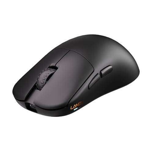 Lamzu Inca Gaming Maus, 8K Polling Rate, Optische Schalter, staubdichter Encoder (Schwarz) Bild 5