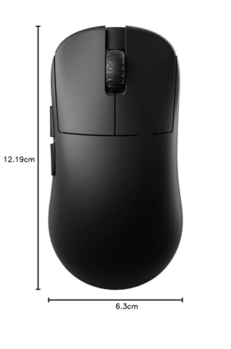 Lamzu Inca Gaming Maus, 8K Polling Rate, Optische Schalter, staubdichter Encoder (Schwarz) Bild 7