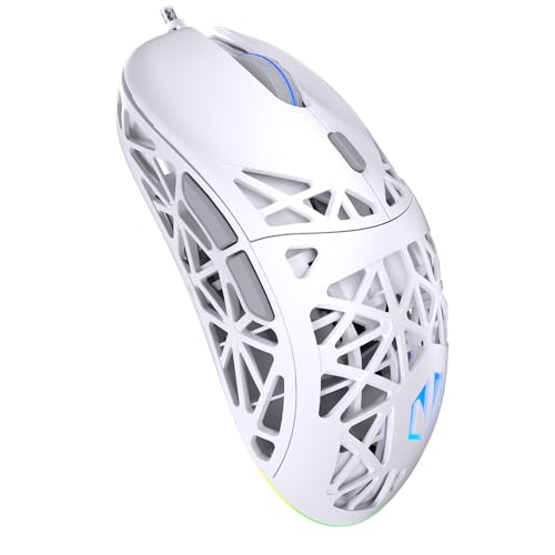 ENDORFY LIV Onyx White, weiß Gaming Maus, Ultraleichtes Design (54 g), Maximal 12.000 DPI, PixArt PAW3311, Kailh GM 4.0, USB-A, Dedizierte Software, ARGB-Hintergrundbeleuchtung, EY6A021 Bild 1