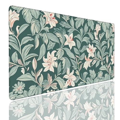 Mauspad XXL 1400x800x4mm Wasserdicht Schreibtischunterlage rutschfeste Speed Gaming Mousepad Schönheit (7) Groß Desk Mouse Mat Maus Pad, Schreibtisch Unterlage Deko für PC, Laptop, Home Office Bild 1