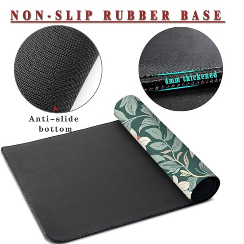 Mauspad XXL 1400x800x4mm Wasserdicht Schreibtischunterlage rutschfeste Speed Gaming Mousepad Schönheit (7) Groß Desk Mouse Mat Maus Pad, Schreibtisch Unterlage Deko für PC, Laptop, Home Office Bild 3