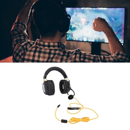 HiFi Surround Sound Gaming Headset mit Benutzerdefiniertem EQ für Eindringliches Gaming -Erlebnis, Leichtes Design für on The Go Gaming (Black) Bild 7